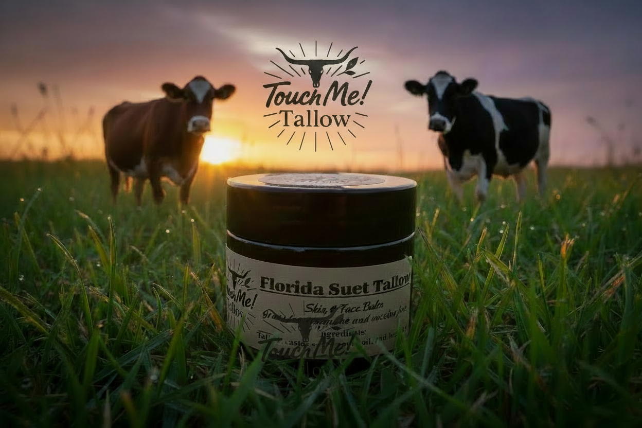 Touch Me! Tallow - Logo at Grass Level